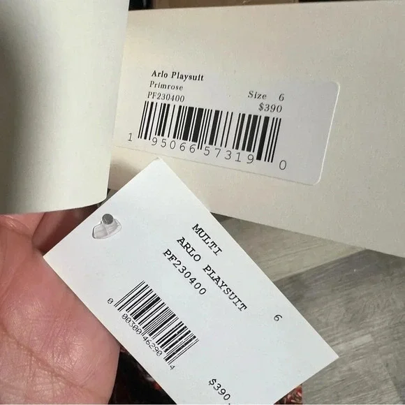 NWT Ulla Johnson Arlo 100% Cotton Poplin Romper Playsuit Size 6 - Picture 10 of 15